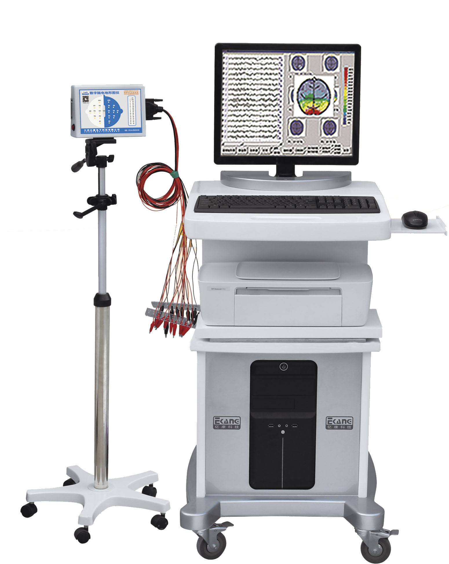 十六导彩色三维数字脑电地形图仪